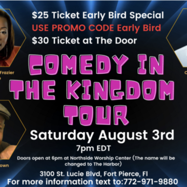 Comedy in the Kingdom Coming August 03, 2024