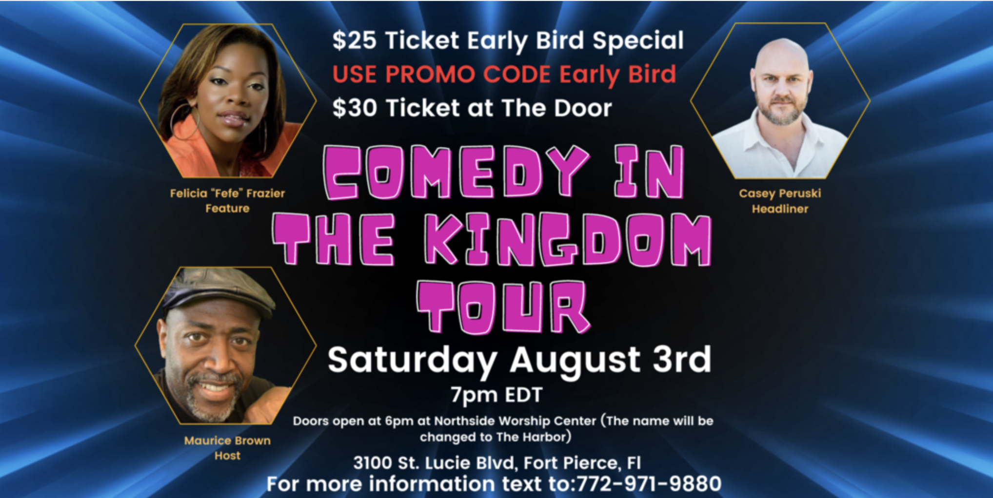 Comedy in the Kingdom - Saturday, August 03, 2024